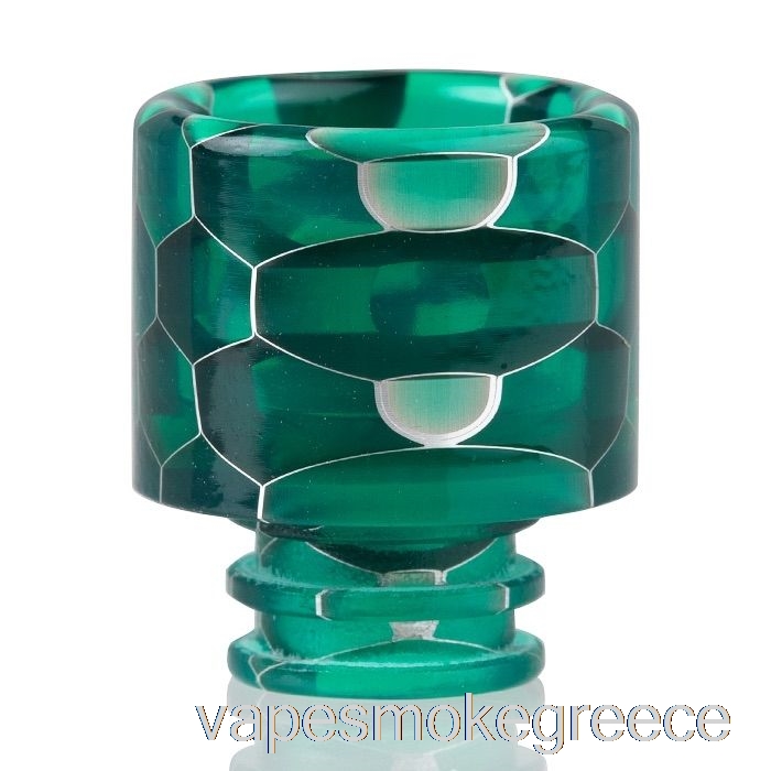 Vape Greece 510 ρητίνη Snakeskin Drip Tip πράσινο